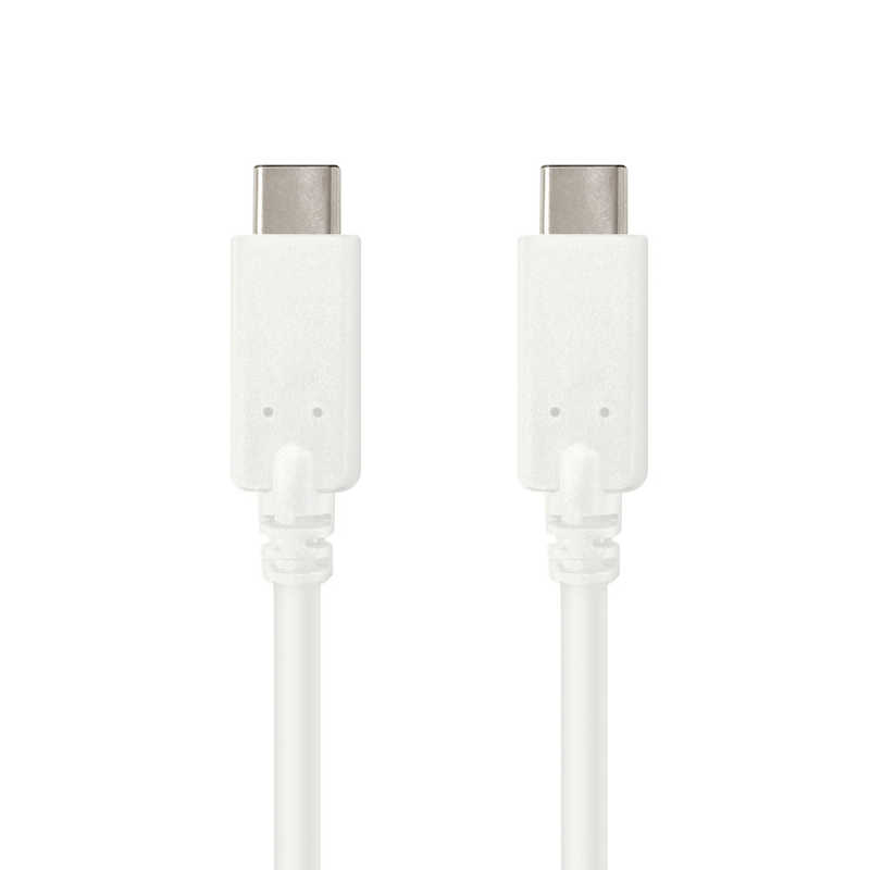 オズマ　［iPhone15シリーズ対応］PD60W対応 Type-C to Type-Cケーブル 1m ホワイト ［USB Power Delivery対応］　CDM-C100W