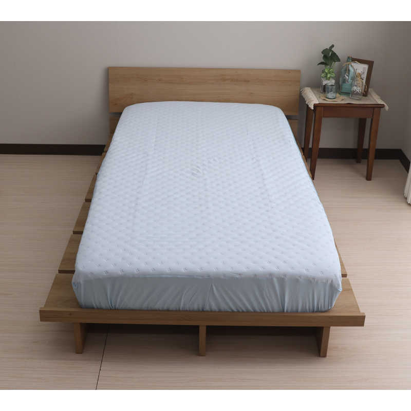大宗 (BOXパッド) 強冷感BOXパッド Sサイズ (約100×200x28cm) [シングルサイズ] ブルー 964504/BL [2]