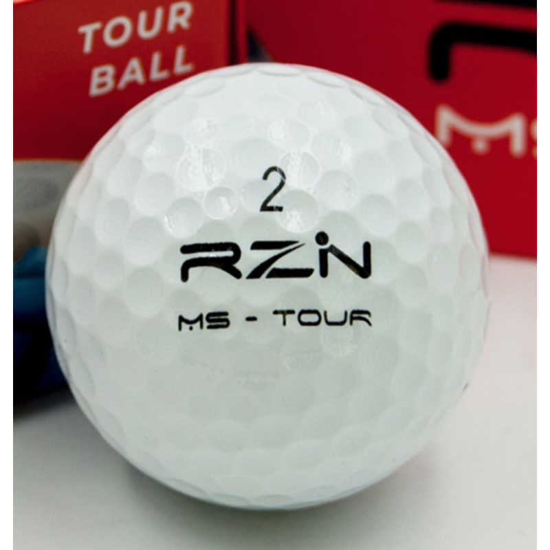 RZNゴルフ　ゴルフボール RZN MS-TOUR《1スリーブ(3球)/ホワイト》 MS-TOUR　MSTOU...