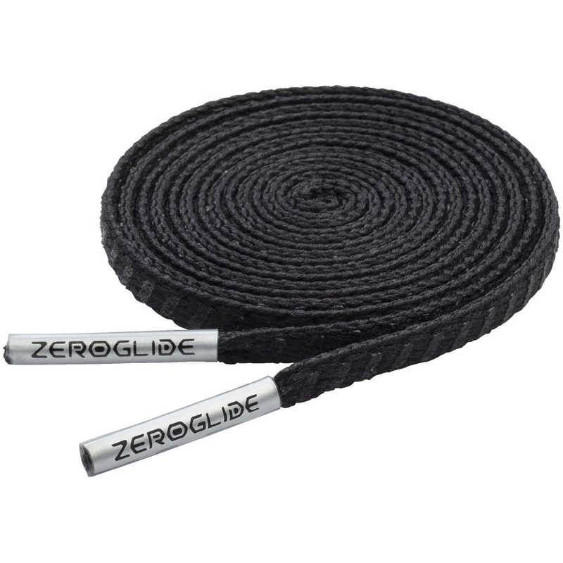 ミズノ　ゼログライドシューレース ZEROGLIDE 110cm(21.5〜22.5cm) DNAブラック　P1GZ2021