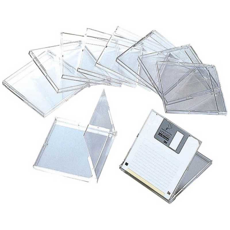 Floppy Disk Case - エレコム　ELECOM　フロッピープラケース 1枚収納×10 クリアー　PK-10