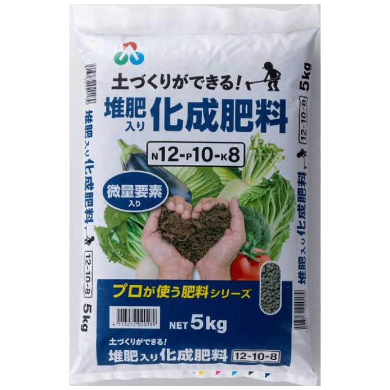 泥土 - 朝日アグリア　堆肥入り化成208 5kg