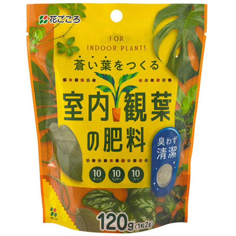 【商品解説】臭いのない扱いやすい錠剤タイプの肥料です。ゆっくり効く緩効性化成肥料なので、植物に優しく効果が持続します。株元に置くだけで簡単に施肥できます。【スペック】●型式：（シツナイ・カンヨウノヒリョウ）●JANコード：4977445253000この商品は宅配便でお届けする商品です出荷可能日から最短日時でお届けします。※出荷完了次第メールをお送りします。配送サービス提供エリアを調べることができます「エリア検索」をクリックして、表示された画面にお届け先の郵便番号7桁を入力してください。ご購入可能エリア検索お買い上げ合計3,980円以上で送料無料となります。※3,980円未満の場合は、一律550円（税込）となります。●出荷可能日から最短日時でお届けします。（日時指定は出来ません。）　※お届け時に不在だった場合は、「ご不在連絡票」が投函されます。　「ご不在連絡票」に記載された宅配業者の連絡先へ、再配達のご依頼をお願いいたします。●お届けは玄関先までとなります。●宅配便でお届けする商品をご購入の場合、不用品リサイクル回収はお受けしておりません。●全て揃い次第の出荷となりますので、2種類以上、または2個以上でのご注文の場合、出荷が遅れる場合があります。詳細はこちら■商品のお届けについて商品の到着日については、出荷完了メール内のリンク（宅配業者お荷物お問い合わせサービス）にてご確認ください。詳しいお届け目安を確認する1度の注文で複数の配送先にお届けすることは出来ません。※注文時に「複数の送付先に送る」で2箇所以上への配送先を設定した場合、すべてキャンセルとさせていただきます。