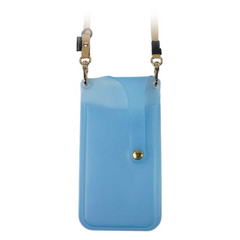 【商品解説】ちょっとしたお出かけに最適なスマートフォンケース。ショルダー紐は長さ調整が出来ます。お好みの位置に合わせてください。ポケット部は軟質塩ビでは珍しい真空成型加工。MISTY POCO(ミスティポコ)は、下町で70年続く老舗工場が立ち上げたオリジナルブランドMISTY LAYER(ミスティレイヤー)の姉妹ブランド。職人が1点1点、高周波ウエルダーで焼き切って周りを丸く仕上げ、丁寧に縫製しております。 ・本体0.9mm再生塩ビ100%/スケルトンタイプ・iPhone 14 Pro Max 対応・保証期間 : 初期不良対応【スペック】●型式：SmplScL-BL（SmplScL-BL）●JANコード：4582554243639この商品は宅配便でお届けする商品です出荷可能日から最短日時でお届けします。※出荷完了次第メールをお送りします。配送サービス提供エリアを調べることができます「エリア検索」をクリックして、表示された画面にお届け先の郵便番号7桁を入力してください。ご購入可能エリア検索お買い上げ合計3,980円以上で送料無料となります。※3,980円未満の場合は、一律550円（税込）となります。●出荷可能日から最短日時でお届けします。（日時指定は出来ません。）　※お届け時に不在だった場合は、「ご不在連絡票」が投函されます。　「ご不在連絡票」に記載された宅配業者の連絡先へ、再配達のご依頼をお願いいたします。●お届けは玄関先までとなります。●宅配便でお届けする商品をご購入の場合、不用品リサイクル回収はお受けしておりません。●全て揃い次第の出荷となりますので、2種類以上、または2個以上でのご注文の場合、出荷が遅れる場合があります。詳細はこちら■商品のお届けについて商品の到着日については、出荷完了メール内のリンク（宅配業者お荷物お問い合わせサービス）にてご確認ください。詳しいお届け目安を確認する1度の注文で複数の配送先にお届けすることは出来ません。※注文時に「複数の送付先に送る」で2箇所以上への配送先を設定した場合、すべてキャンセルとさせていただきます。