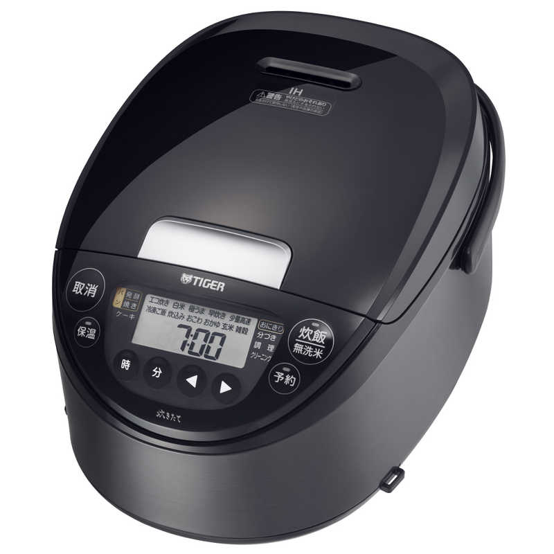 タイガー　TIGER　炊飯器 1升 炊きたて IHジャー 遠赤黒厚釜 モーブブラック　JPW-K180-KV