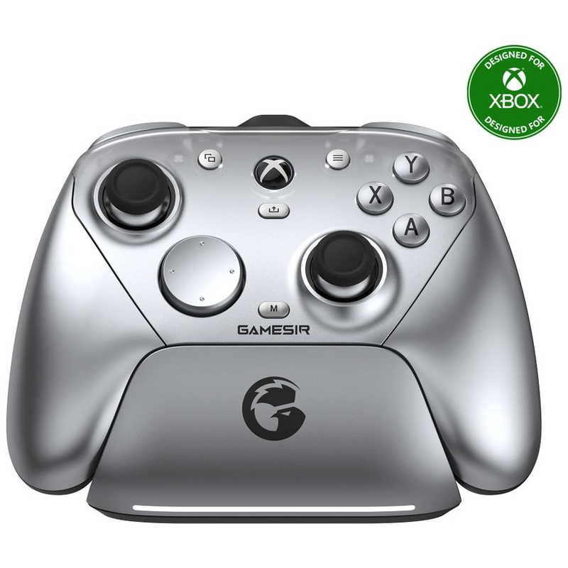 GAMESIR　Xboxライセンス品 Xbox/Windows PC/Android対応ゲーミングコントローラー 充電台付き　GameSir G7 Pro Metallic Silver