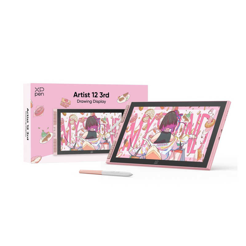 NEW（新入荷）【商品解説】11.9型フルHDディスプレイを搭載し、豊富なアクセサリーをセットにした日本限定モデルの液晶タブレット●豊富なアクセサリーをセットにした日本限定モデル●11.9型（264×149mm）の表示エリア●HD解像度（1920×1080ドット）に対応したディスプレイ●sRGB 99%、Adobe RGB 97%、Display P3 97%の高い色域カバー率●バッテリーフリーのマグネット式スタイラスペンを付属●16384段階の筆圧感知、60度の傾き検知に対応●ショートカットキー8個とダイヤル2個を装備●Windows、Mac OS、ChromeOS、Linuxで利用可能●交換用のペン先を15本付属●指紋を軽減するAGナノエッチングガラスを使用●3色のカラーバリエーション●法人向け3年保証モデルをラインアップ【スペック】●型式：CPCD121FH-PK（CPCD121FHPK）●JANコード：0810190782309本体サイズ：327.2 × 189.1 × 12.0 mmその他サイズ：重量：719 g液晶サイズ：11.9型シリーズ：Artist 12筆圧レベル：16384解像度：5080 LPI対応OS：Windows 7以降macOS 10.13以降Android 10.0以降（USB 3.1 DP1.2が必要）ChromeOS 88以降LinuxWindows ARM付属品：X4スマートチップスタイラス替え芯 x10芯抜きフル機能USB-C to USB-Cケーブル3-in-1ケーブル折りたたみスタンドクリーニングクロスグローブ保証書＆クイックスガイド仕様1：［付属ペン］X4スマートチップスタイラスペン技術：X4スマートチップ＆EMR方式筆圧感知レベル：16384最小ON荷重：2gペン先の沈み込み：0.3mm傾き検知：±60°精度：±0.2mm（中央）読取り解像度：5080LPI読取可能高さ：10mm［接続端子］USB-Cx1（フル機能）USB-Cx1（3-in-1ケーブル対応）仕様2：［読取可能範囲］264x149mm［ショートカットキー］ショートカートキーx8、X-Dial ダイアル式x2［電源入力］5V ＝ 2A［ディスプレイ］サイズ：11.9型解像度：1920x1080（フルHD）アスペクト比：16:9表面仕上げ：AG（アンチグレア）+AF（アンチフィンガープリント）ガラス液晶パネル：IPS液晶リフレッシュレート：60Hz応答速度：25ms仕様3：色域カバー率（標準）：99％ sRGB、97％ Adobe RGB、97％ Display P3表示色：1670万色輝度（標準）：260cd/m2視野角：170°フルラミネーション：◎コントラスト (標準)：1000：1この商品は宅配便でお届けする商品です出荷可能日から最短日時でお届けします。※出荷完了次第メールをお送りします。配送サービス提供エリアを調べることができます「エリア検索」をクリックして、表示された画面にお届け先の郵便番号7桁を入力してください。ご購入可能エリア検索お買い上げ合計3,980円以上で送料無料となります。※3,980円未満の場合は、一律550円（税込）となります。●出荷可能日から最短日時でお届けします。（日時指定は出来ません。）　※お届け時に不在だった場合は、「ご不在連絡票」が投函されます。　「ご不在連絡票」に記載された宅配業者の連絡先へ、再配達のご依頼をお願いいたします。●お届けは玄関先までとなります。●宅配便でお届けする商品をご購入の場合、不用品リサイクル回収はお受けしておりません。●全て揃い次第の出荷となりますので、2種類以上、または2個以上でのご注文の場合、出荷が遅れる場合があります。詳細はこちらNEW（新入荷）■商品のお届けについて商品の到着日については、出荷完了メール内のリンク（宅配業者お荷物お問い合わせサービス）にてご確認ください。詳しいお届け目安を確認する1度の注文で複数の配送先にお届けすることは出来ません。※注文時に「複数の送付先に送る」で2箇所以上への配送先を設定した場合、すべてキャンセルとさせていただきます。