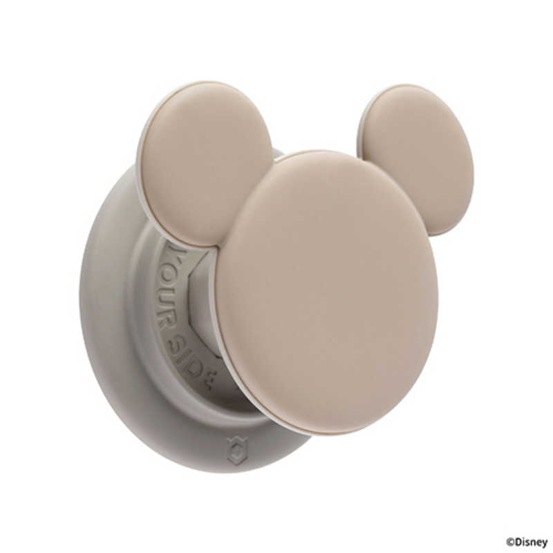 【2026年08月05日発売予定】HAMEE　ディズニーキャラクター iFace Figure Type MagSynq Grip Holder iFace ミッキーアイコン/ベージュ　41-192799