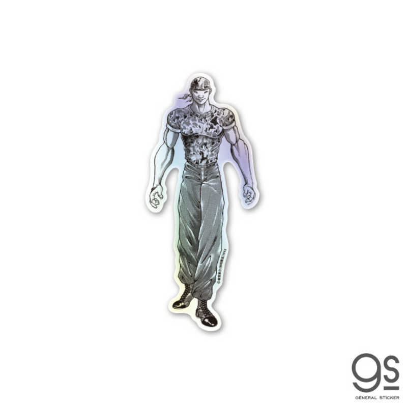 ゼネラルステッカー　刃牙 キャラクターステッカーホログラム ガイア　BAKI-010