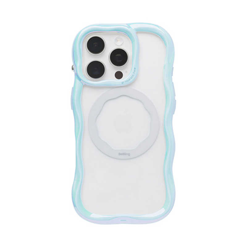 【2026年08月21日発売予定】HAMEE　［iPhone 16 Pro専用］iFace BeBling Wave MagSynq クリアケース iFace ホワイトオーロラ　41-192560
