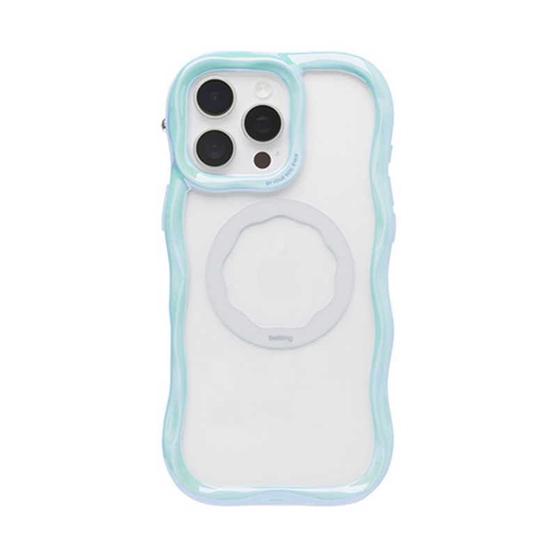 【2026年08月21日発売予定】HAMEE　［iPhone 16 Pro Max専用］iFace BeBling Wave MagSynq クリアケース iFace ホワイトオーロラ　41-192591
