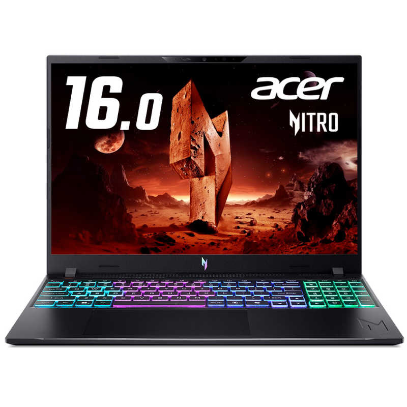 ACER エイサー　ゲーミングノートパソコン Nitro V [ Copilot+ PC / 16型 / Win11 Home / Ryzen AI 7 / メモリ32GB ]　ANV16A71N73Z56