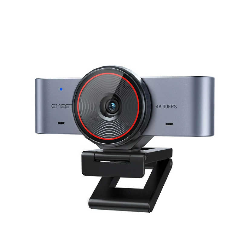 EMEET ウェブカメラ 4K SONY 1/1.5型大型センサー 高速オートフォーカス デュアルマイク搭載 1080P/60fps 広角 アルミ筐体 Zoom対応 C960 Ultra グレー E3156