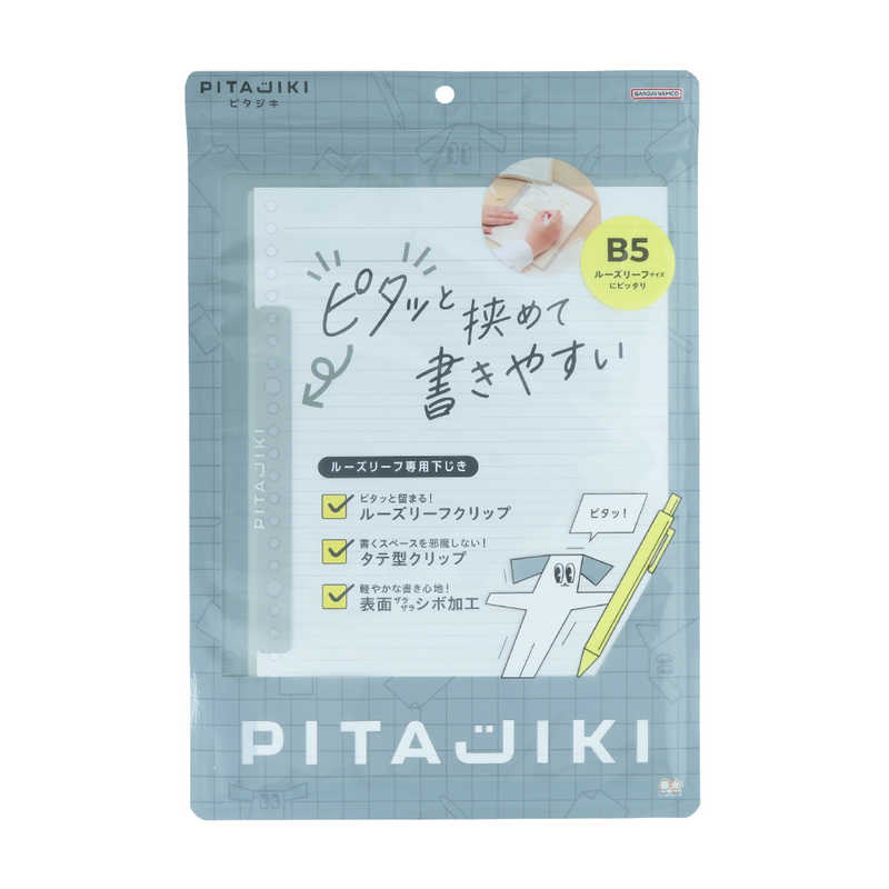 サンスター文具　(限定)下敷き ピタジキ グレー　S4142101