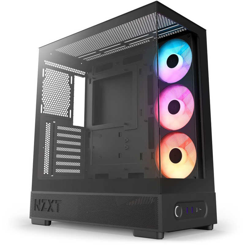【2026年10月15日発売予定】NZXT PCケース ［ATX / MicroATX / Mini-ITX］ S5 RGB ブラック CC-S51FB-01