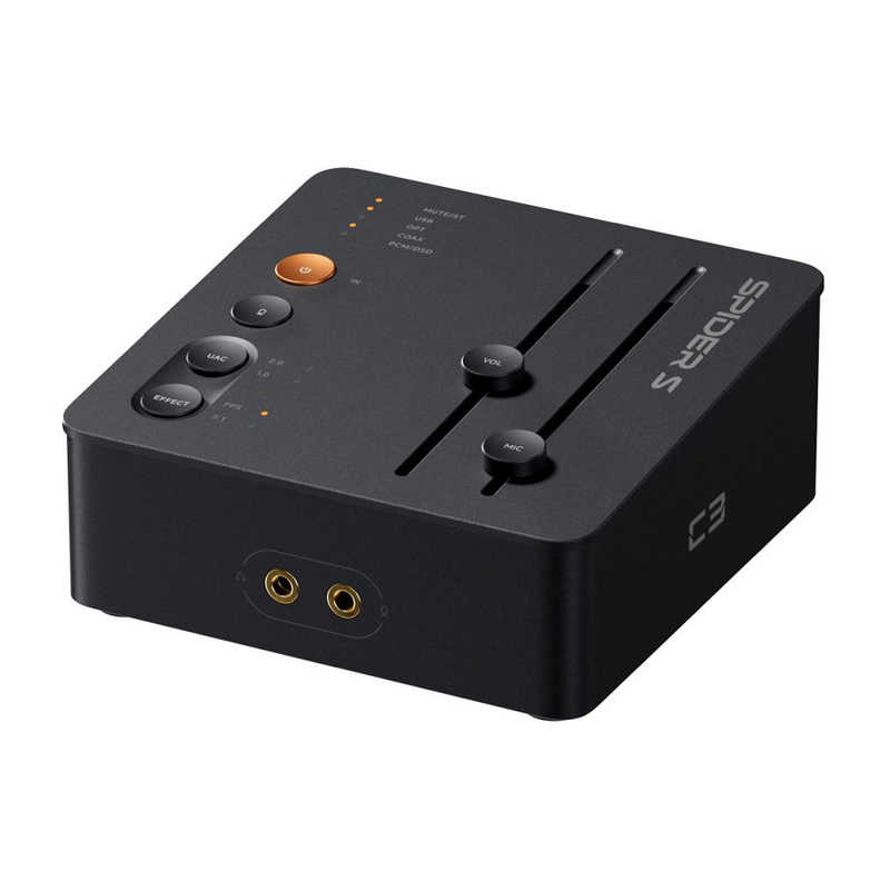 NEW（新入荷）【商品解説】【StepSense 足音強調機能 FPSゲーム向け】StepSenseは、足音や移動音などの重要なサウンドを強調し、FPSゲームにおける位置把握をサポートします。ほかのゲーム音への影響を抑えながら重要な音声情報を際立たせ、PC、PS5、Switchでよりクリアかつ臨場感あふれるゲームプレイを実現します。【ハイレゾ対応 ゲーミングオーディオ体験】XMOS XU316とCS43131を搭載し、クリアで解像度の高いゲームサウンドを実現します。優れた音の分離感と低歪設計により、リロード音や環境音、遠距離の効果音などの細かな音情報まで忠実に再現し、FPSゲームへの没入感を高めます。【7.1chバーチャルサラウンドと8バンドEQ調整に対応したUSBゲーミングサウンドカード】Webブラウザから利用できる8バンドEQ調整機能と7.1chバーチャルサラウンド機能を搭載。FPS向けのゲームプリセットを内蔵し、好みに合わせたカスタムプロファイルの作成にも対応しています。ドライバーのインストールは不要で、PC、PS5、Switchで手軽にサウンドを最適化できます。【AIノイズキャンセリング＆マイクモニタリング機能】AIノイズキャンセリングにより、キーボードの打鍵音やファンノイズ、周囲の環境音を最大40dB低減し、よりクリアなボイスチャットを実現します。マイクモニタリング機能により、自分の声をリアルタイムで確認できるため、ゲーム、ライブ配信、音声通話時の音量や話し方をより正確にコントロールできます。【マルチプラットフォーム対応 プラグアンドプレイ設計】USB Type-C接続のプラグアンドプレイ設計を採用。USB、光デジタル（OPT）、同軸デジタル（COAX）入力と、3.5mmおよびRCA出力を搭載し、PC、ゲーム機、ヘッドセット、アクティブスピーカーとの接続に対応しています。UAC1.0モードに対応しており、PS5やSwitchなどのゲーム機でも使用できます。・最大出力：317mW × 2（32Ω負荷時）・対応フォーマット：PCM 384kHz / DSD256・遅延：40ms未満のリアルタイム処理・対応機器：PC、PlayStation、Switch、Macなど・操作機能：ワンタッチミュート、ゼロレイテンシーモニタリング・入力端子：USB / 光デジタル（OPT）/ 同軸デジタル（COAX）・出力端子：3.5mmヘッドホン出力【スペック】●型式：C3（C3）●JANコード：4595432996183仕様1：［対応機器］PC、PlayStation、Switch、Macなど［最大出力］317mW × 2（32Ω負荷時）［対応フォーマット］PCM 384kHz / DSD256［遅延］40ms未満のリアルタイム処理［操作機能］ワンタッチミュート、ゼロレイテンシーモニタリング［入力端子］USB / 光デジタル（OPT）/ 同軸デジタル（COAX）［出力端子］3.5mmヘッドホン出力仕様2：［付属品］USB-A/C to USB-Cケーブル3.5mmマイク/オーディオ分岐ケーブル取扱説明書この商品は宅配便でお届けする商品です出荷可能日から最短日時でお届けします。※出荷完了次第メールをお送りします。配送サービス提供エリアを調べることができます「エリア検索」をクリックして、表示された画面にお届け先の郵便番号7桁を入力してください。ご購入可能エリア検索お買い上げ合計3,980円以上で送料無料となります。※3,980円未満の場合は、一律550円（税込）となります。●出荷可能日から最短日時でお届けします。（日時指定は出来ません。）　※お届け時に不在だった場合は、「ご不在連絡票」が投函されます。　「ご不在連絡票」に記載された宅配業者の連絡先へ、再配達のご依頼をお願いいたします。●お届けは玄関先までとなります。●宅配便でお届けする商品をご購入の場合、不用品リサイクル回収はお受けしておりません。●全て揃い次第の出荷となりますので、2種類以上、または2個以上でのご注文の場合、出荷が遅れる場合があります。詳細はこちらNEW（新入荷）■商品のお届けについて商品の到着日については、出荷完了メール内のリンク（宅配業者お荷物お問い合わせサービス）にてご確認ください。詳しいお届け目安を確認する1度の注文で複数の配送先にお届けすることは出来ません。※注文時に「複数の送付先に送る」で2箇所以上への配送先を設定した場合、すべてキャンセルとさせていただきます。