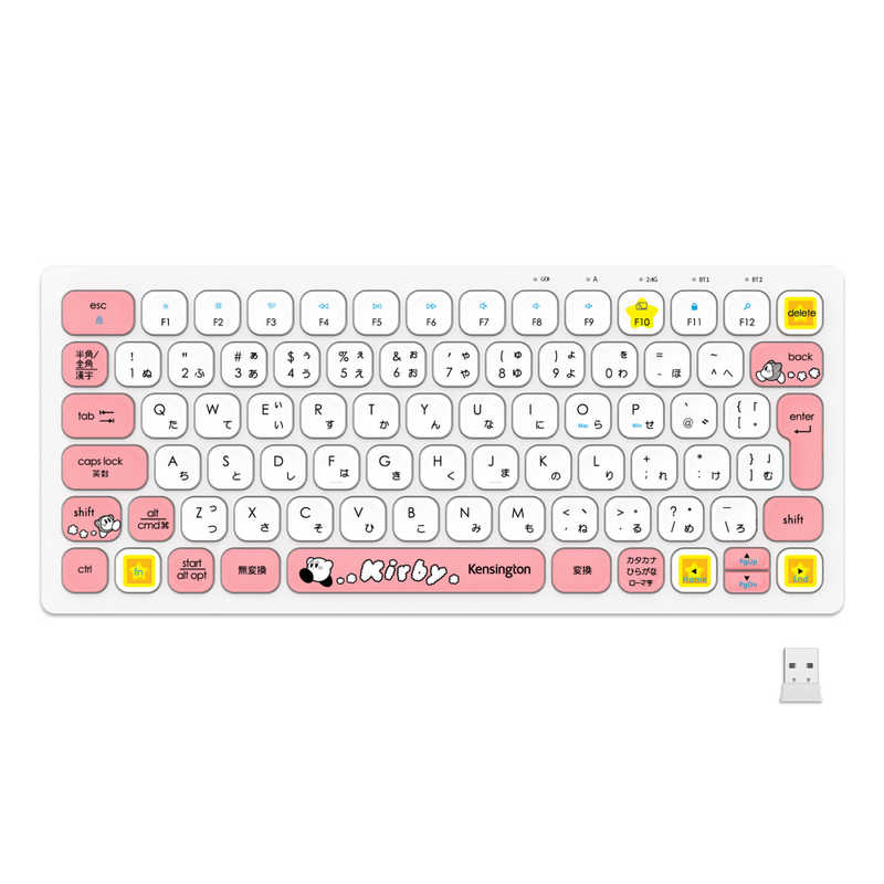 ケンジントン 星のカービィ ワイヤレスコンパクトキーボード ダッシュ Kensington ［日本語配列］ K75579JP