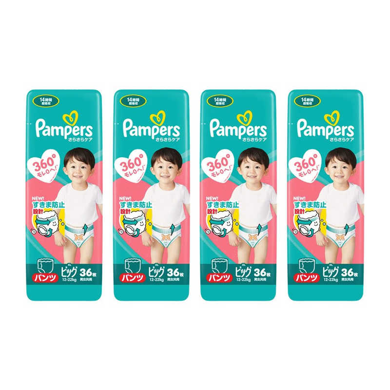 【2026年10月24日発売予定】P＆G　(ケース販売)パンパース さらさらケア パンツ / スーパ-ジャンボ ビッグ36枚(12-22kg)×4　