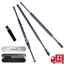 \楽天1位!/【公式】【シルバーアクセのような輝き!】耳かき 極昇 快感 高級 重厚感 こだわりの先端5種類3本セット ステンレス 金属 ごっそり スッキリ スクリュー型 スプーン型 コイル型 専用ブラシ 専用ケース付き 美しい光沢 水洗い清潔 耳掃除 みみかき