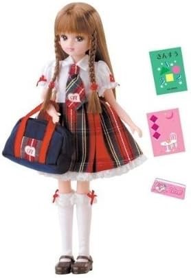 【中古】【ほぼ新品】【ワケアリ特価】リカちゃん ステップ2 制服リカちゃん LD-12