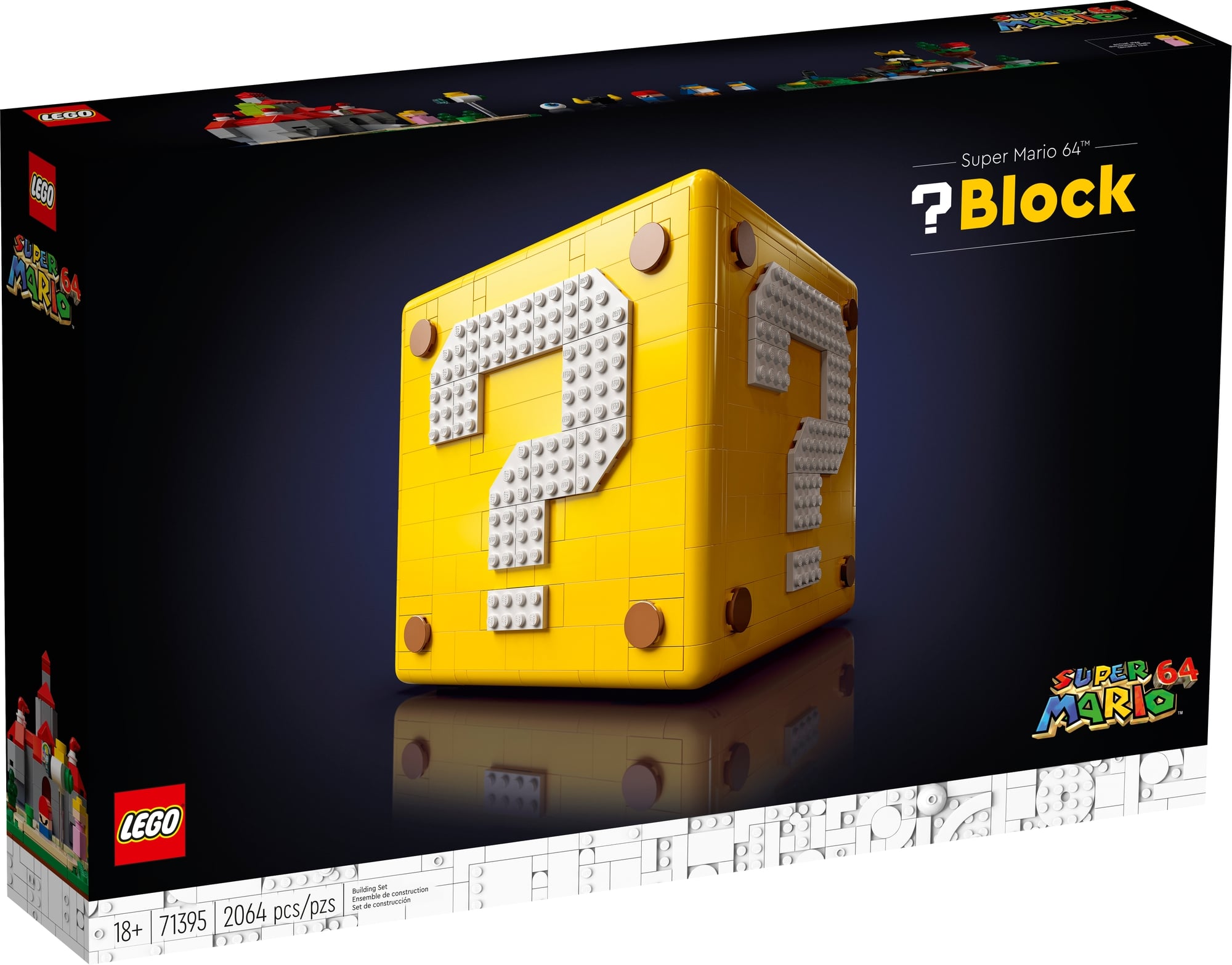 レゴ (LEGO) スーパーマリオ レゴ スーパーマリオ64 ハテナブロック 71395 国内流通正規品 おもちゃ 玩具 ブロック 男の子 女の子 おうち時間 大人 オトナレゴ ゲーム キャラクター プレゼント ギフト 誕生日 クリスマス