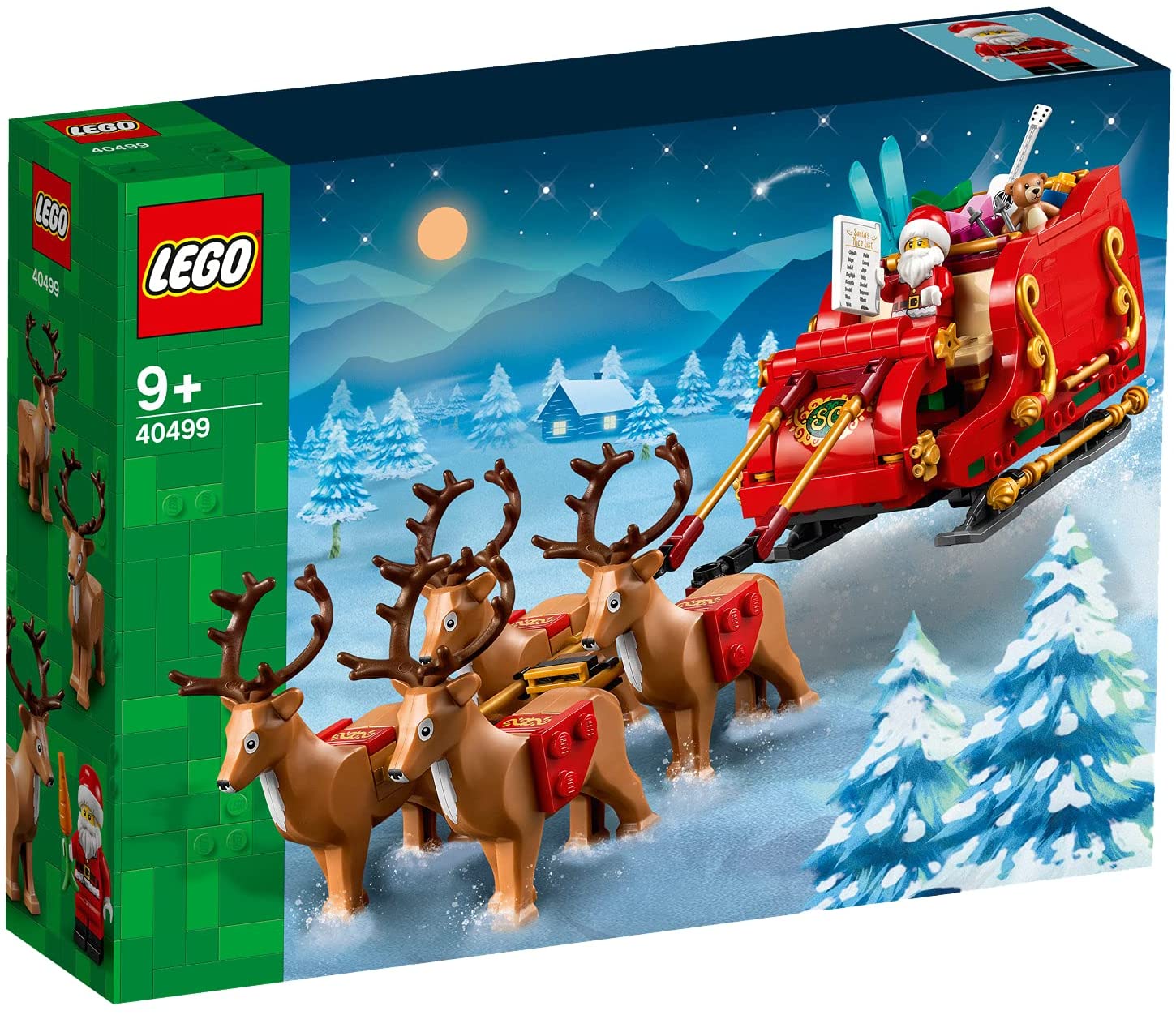 レゴブロック レゴ(LEGO) クリスマス サンタのそり 40499 国内流通正規品 おもちゃ 玩具 ブロック 男の子 女の子 おうち時間 大人 オトナレゴ ゲーム キャラクター プレゼント ギフト 誕生日 ハロウィン クリスマス