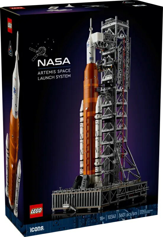 レゴ (LEGO) ICONS NASA アルテミス スペース ローンチ システム 10341 国内流通正規品 おもちゃ 玩具 ブロック 宇宙 宇宙船 映画 究極 コレクション シリーズ リアル 限定 大人向け 大人レゴ ディスプレイ インテリア 創造 月探査 アメリカ航空宇宙局 ロケット 発射台