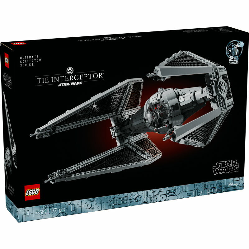 レゴ LEGO スター・ウォーズ タイ・インターセプター 75382 国内流通正規品 おもちゃ 玩具 ブロック 宇宙 STAR WARS 戦闘機 宇宙船 映画 究極 コレクション シリーズ リアル 限定 フォース 大人向け 大人レゴ ディスプレイ インテリア 創造 実写ドラマ