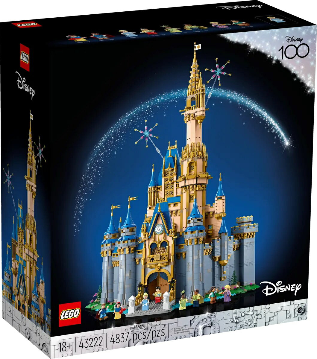 レゴ (LEGO) ディズニー100周年 シンデレラ城 ディズニー キャッスル 43222 国内流通正規品 おもちゃ 玩具 ブロック おうち時間 オトナレゴ プリンセス インテリア 大型モデル キャッスル お城 魔法 映画 究極のコレクション ハイクオリティ キャラクター プリンス 名場面のサムネイル