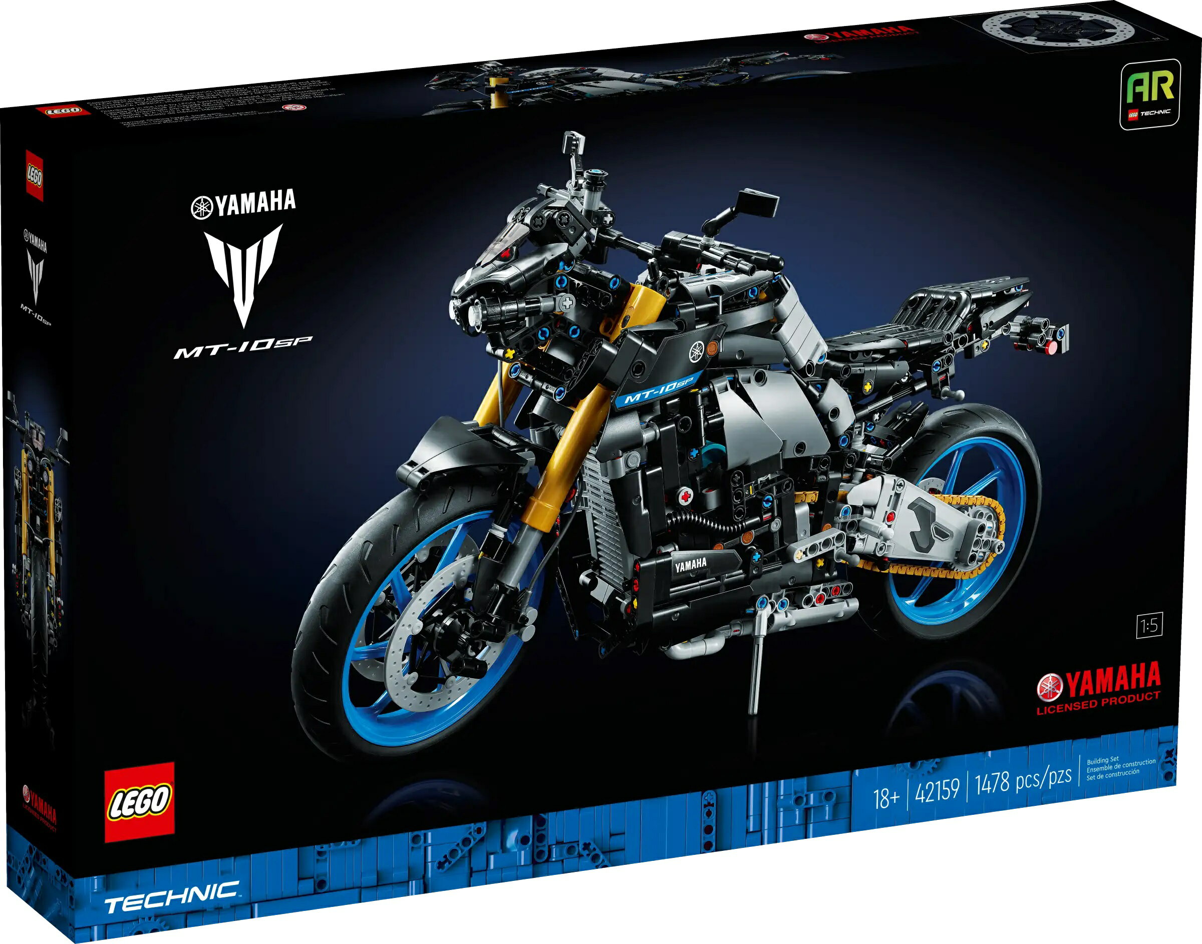 レゴ(LEGO) テクニック ヤマハ MT-10 SP 42159 国内流通正規品 おもちゃ 玩具 ブロック 男の子 女の子 おうち時間 大人 オトナレゴ プレゼント ギフト 誕生日 インテリア ディスプレイ おしゃれ バイク 乗り物 ネイキッド 最高峰のサムネイル