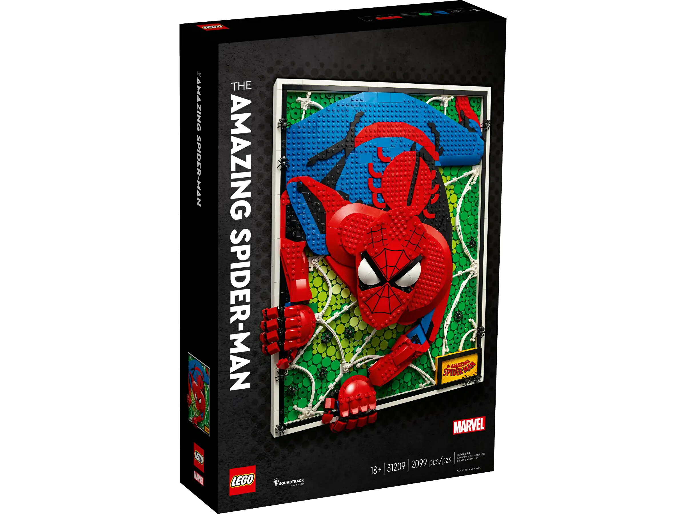 レゴ(LEGO) レゴアートアメイジング スパイダーマン 31209 国内流通正規品 おもちゃ ブロック プレゼント アート 絵画 インテリア 大人 芸術 名画 美術品 ART 立体的 3Dアート スーパーヒーロー マーベル アメコミ 人気 迫力満点 クモ ウォールアート