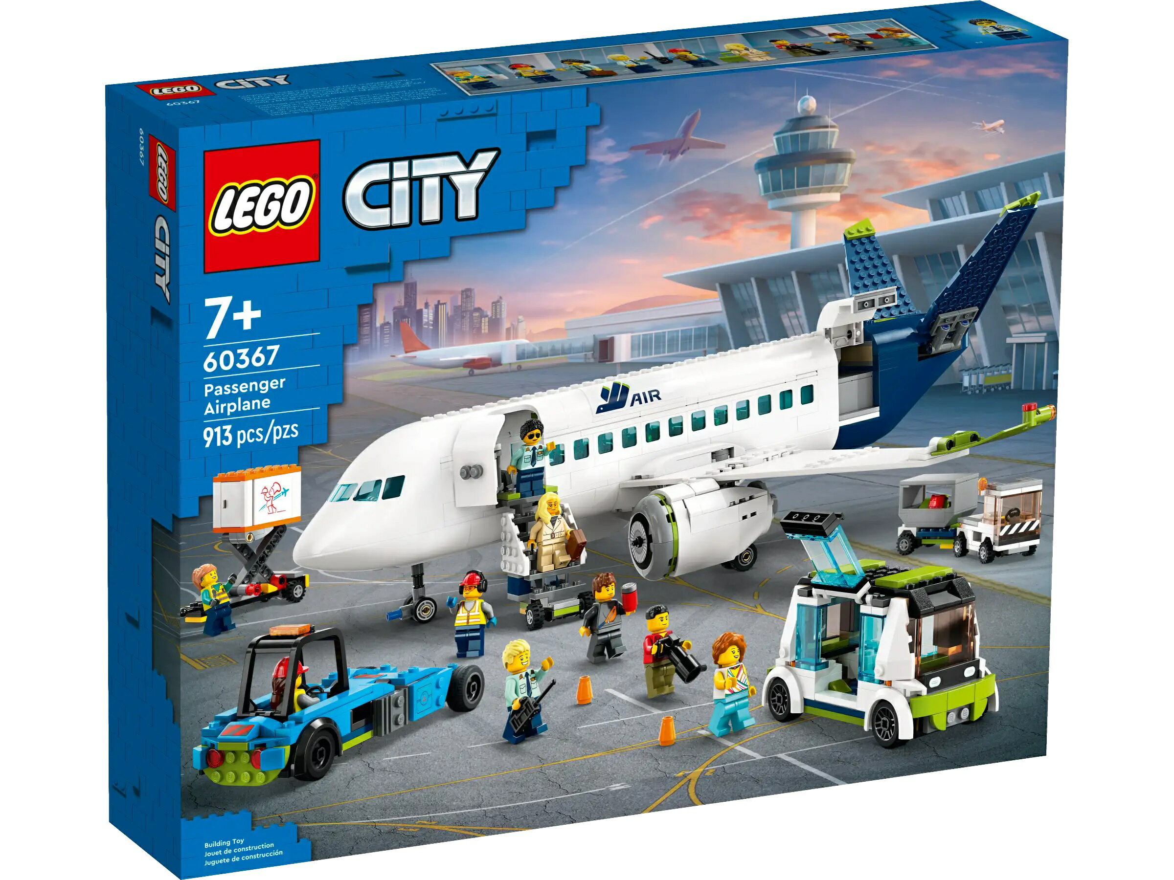 レゴ (LEGO) CITY シティ 旅客機 60367 国内流通正規品 玩具 ブロック 男の子 女の子 プレゼント 誕生日 飛行機 おもちゃ おうち時間 ごっこ遊び シリーズ のりもの 機械 人気 はたらくのりもの クリスマス 知育 クリエイティブのサムネイル