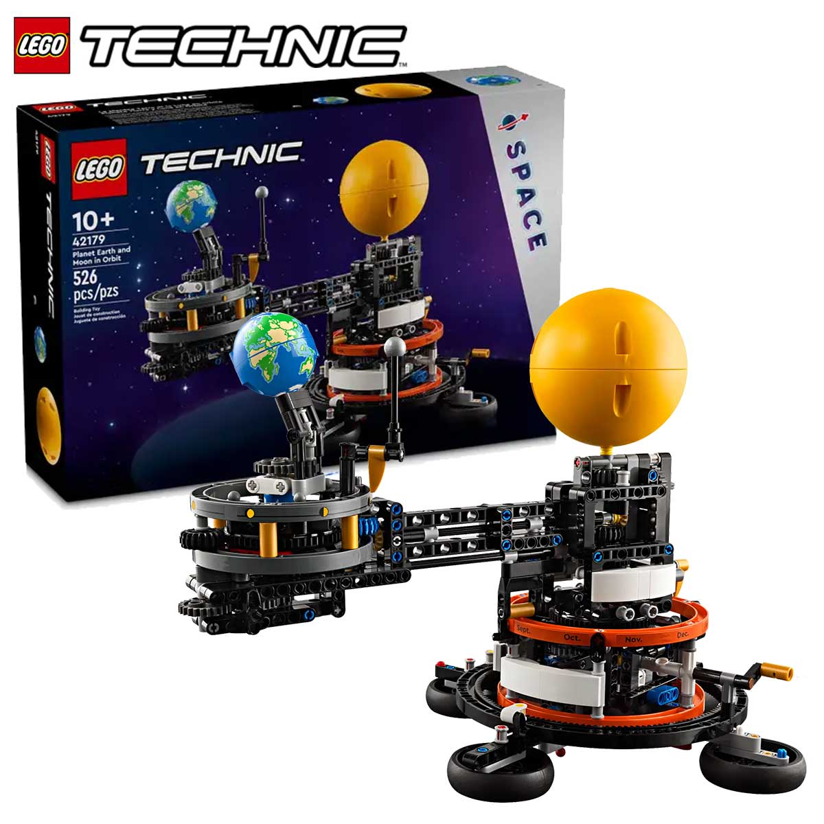 レゴ(LEGO) テクニック 地球と月の周回軌道 42179 おもちゃ 玩具 ブロック 男の子 大人 オトナレゴ ホビー プレゼント ギフト 誕生日 クリスマス 宇宙 スペース インテリア ディスプレイ