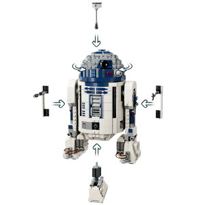 レゴ (LEGO) スター・ウォーズ R2-D2 75379 国内流通正規品 おもちゃ 玩具 ブロック 宇宙 STAR WARS 戦闘機 宇宙船 映画 究極 コレクション シリーズ リアル 限定 フォース 大人向け 大人レゴ ディスプレイ インテリア 創造 実写ドラマ