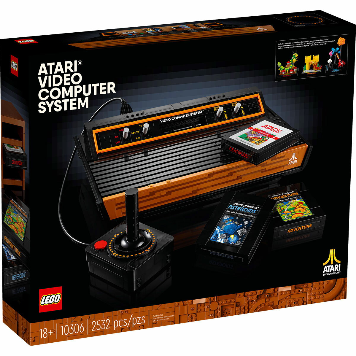 レゴ LEGO ICONS アイコン Atari 2600 VIDEO COMPUTER SYSTEM 10306 国内流通正規品 玩具 ブロック おうち時間 大人 オトナレゴ インテリア ディスプレイ おしゃれ ホビー 模型 プレゼント ギ…