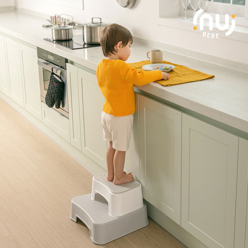 InuiBEBE 二階段 子供用踏み台 赤ちゃん用品 幼児 キッズステップ 足置き台 子供 洗面所 キッチン トイレ 子ども幅広 inui22