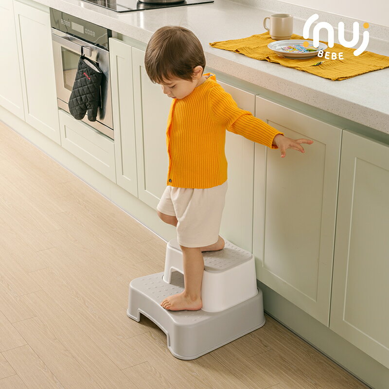 InuiBEBE 二階段 子供用踏み台 赤ちゃん用品 幼児 キッズステップ 足置き台 子供 洗面所 キッチン トイレ 子ども幅広 inui22