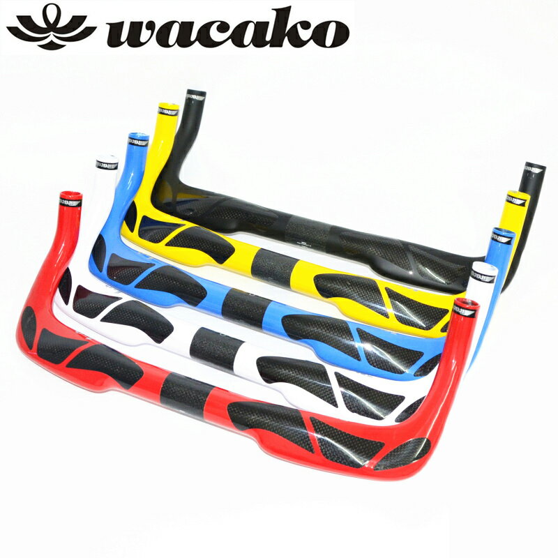 wacako ピストハンドル ロードバイクハンドル TTハンドル ピストバー カーボンハンドル 自転車ハンドル※お取り寄せ tt001