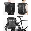 リアキャリア リュック 荷台バッグ 大容量 完全防水 サイクルバッグ バックパック 夜間安全対策 FS8