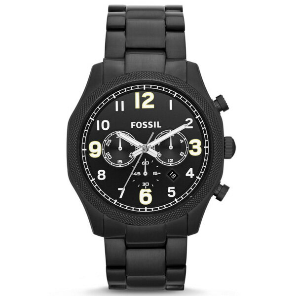 フォッシル 腕時計（メンズ） 送料無料 プレゼント 実用的 FOSSIL フォッシル Foreman フォアマン FS4864 ブラックの文字盤 ステンレススチールベルト 専用ボックス付属 メンズ 腕時計 男性用 ウォッチ 時計 シンプル ビジネス フォーマル ブランド時計 海外ブランド アメリカ おすすめ 人気