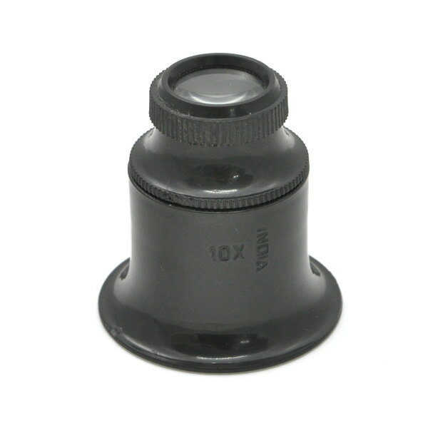 送料無料 アイルーペ 10倍 キズミ キズ見 プラスチック製 軽量 時計の修理 電池交換 時計工具 拡大鏡 ルーペ