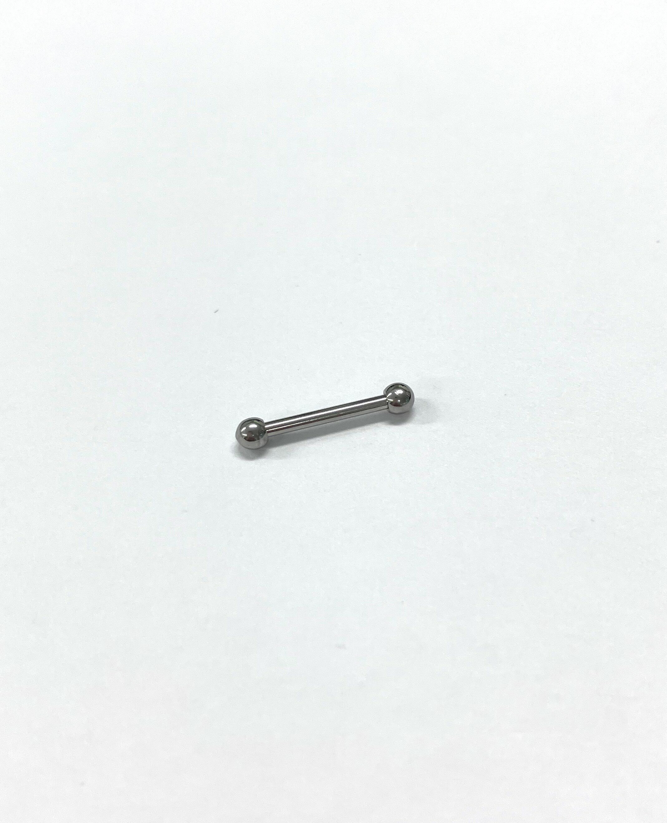 橄榄石 - 在庫処分 ストレートバーベル ボディピアス [ 18G ][ 9mm ] シンプル 小ぶり ファーストピアス 耳 軟骨 ピアス サージカルステンレス ステンレス製 キャッチ付き おしゃれ バーベルタイプ まっすぐ 定番 無くなり次第終了 在庫処分 廃番予定商品