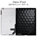 送料無料 iPad (第3世代/2012年発売モデル) OKデザインケース apple アップル タブレットカバー タブレットケース 型落ち機種 在庫処分 アイパッド バックカバー バックケース 黒色 白色 シンプル ユニセックス メンズ A1416 A1430 メール便 直送w