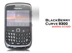 BlackBerry Curve 9300用液晶保護シール クリーナークロス付き！