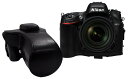 送料無料 アウトレット Nikon デジタル一眼レフカメラ D600 カメラケース ブラック 三脚使用可能 望遠レンズも収まるロングタイプ (合成皮革 黒色 ニコン デジカメケース カメラバック) 無くなり次第終了 在庫処分 廃番予定商品 直送w