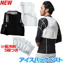 空調風神服 アイスパックベスト 保冷剤5Pセット 008 9995保冷剤5パック用 アタックベース 電動ファン用ウェア
