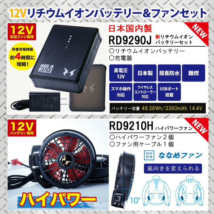 電動ファン付きウェア空調風神服フード付ベスト2022年新型12Vバッテリー/ハイパワー/斜めファンセットKU92152RD9290JRD9210H軽量速乾消臭UVカットスポーティーカジュアル風気路メッシュポリエステル100%サンエスSUNS