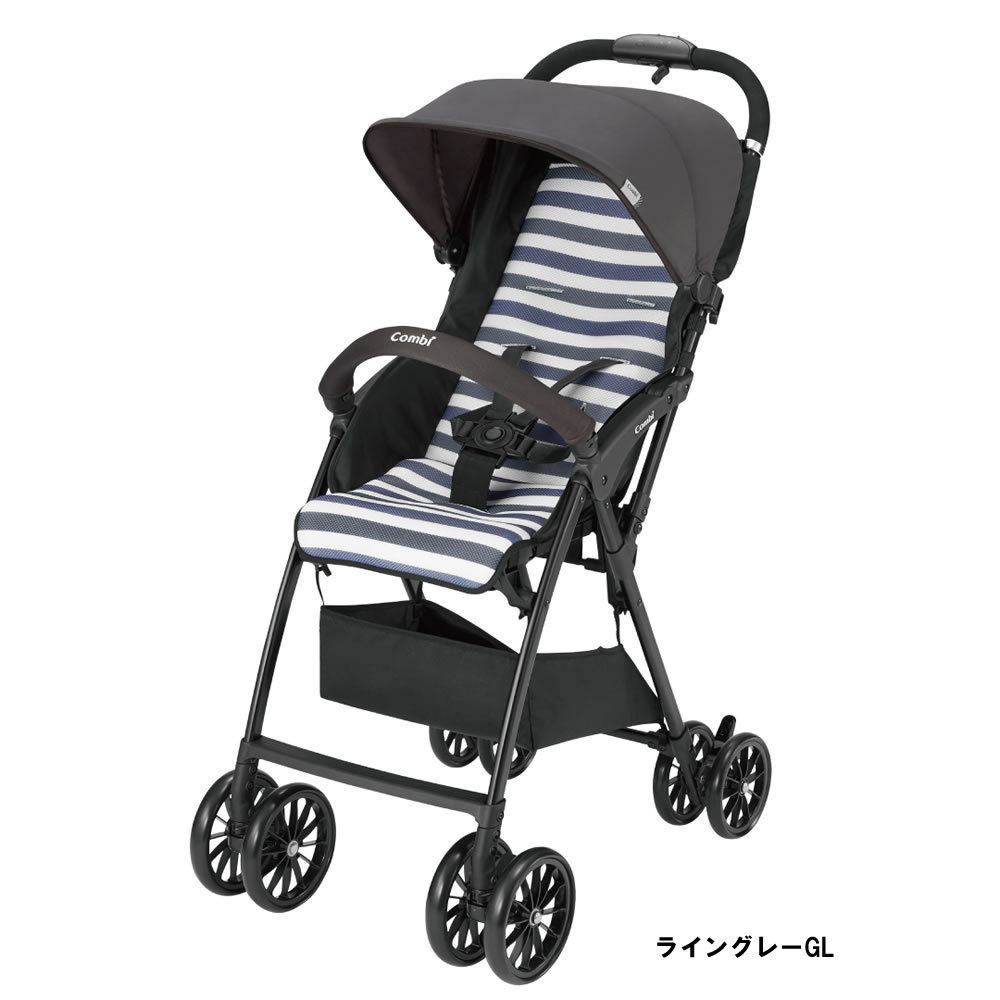 コンビ　グランパセオ　ベビーカー コンビベビーカー Acbee JM ライングレーGL 184427 アクビィJM B型 セカンドベビーカー 7ヶ月から 洗えるシート 軽量 3.6kg