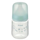 リッチェル はなえみ ガラス哺乳びん 160mL 205306 0ヶ月〜 Richell★