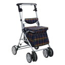 島製作所 アルト 格子NB 578067 バッグ載荷重10kg シルバーカー ミドルカー 大容量バッグ 母の日 敬老の日 プレゼント 誕生日 贈り物 ギフト
